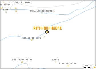 map of Aït Khoukhdene