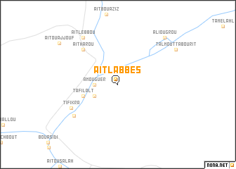 map of Aït Labbes