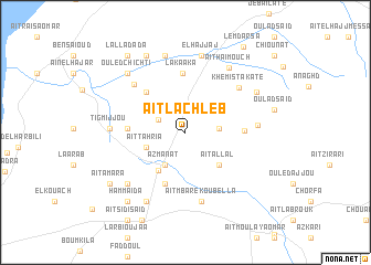 map of Aït Lachleb