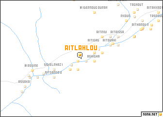 map of Aït Lahlou