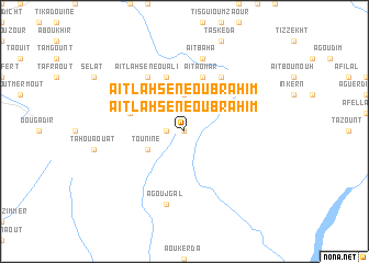 map of Aït Lahsene ou Brahim