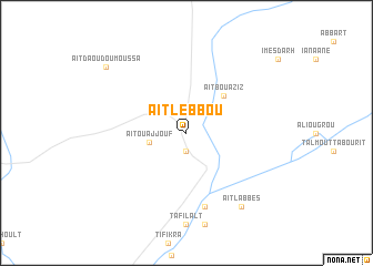 map of Aït Lebbou