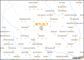 map of Aït Lelt