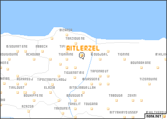 map of Aït Lerzel