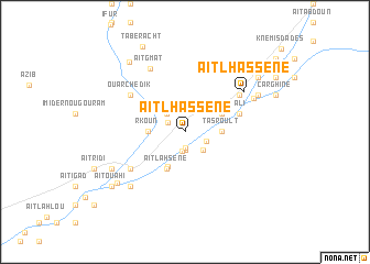 map of Aït Lhassene