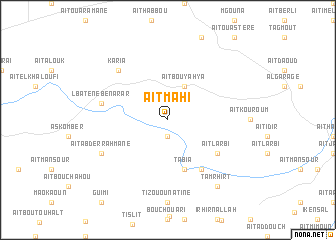 map of Aït Mahi