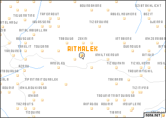 map of Aït Malek