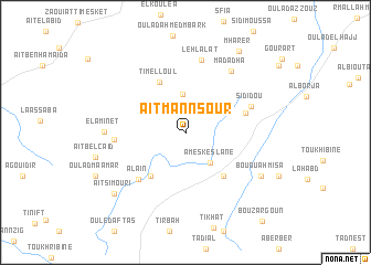 map of Aït Mannsour