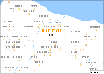 map of Aït Mayyit