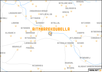 map of Aït Mbarek Ou Bella