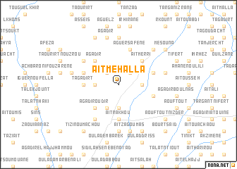 map of Aït Mehalla