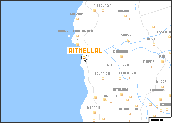 map of Aït Mellal