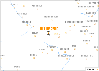 map of Aït Mersid