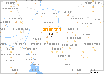 map of Aït Mesdo