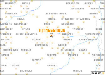 map of Aït Messaoud