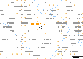 map of Aït Messaoud