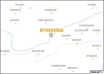 map of Aït Messoud