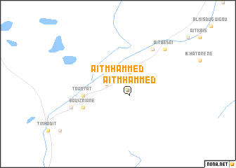 map of Aït Mhammed