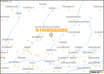 map of Aït Mhand Ou Saïd