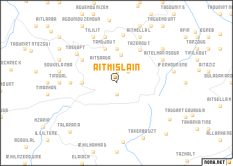 map of Aït Mislaïn