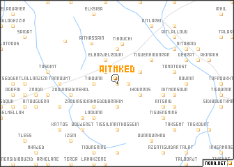 map of Aït Mked