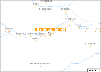 map of Aït Moussa Ou Ali