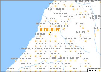 map of Ait Muguen