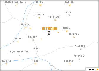 map of Aït Nouh
