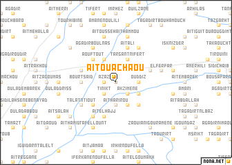 map of Aït Ouachâou