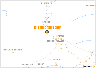 map of Aït Ouaghitane