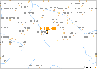 map of Aït Ouahi