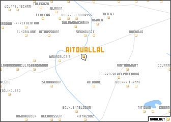 map of Aït Ouallal