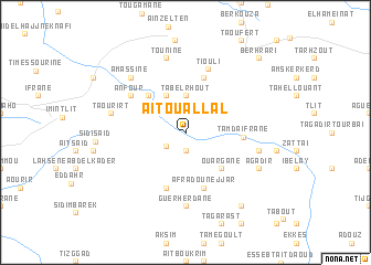 map of Aït Ou Allal