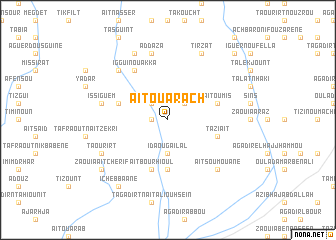 map of Aït Ouarach