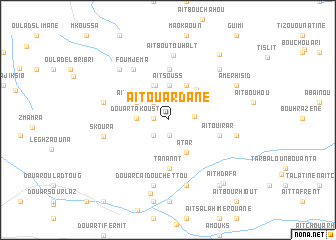 map of Aït Ouardane