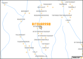 map of Aït Ouarrab