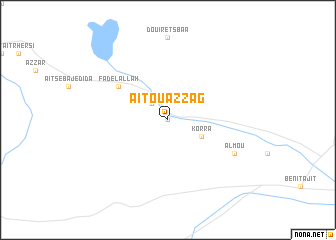 map of Aït Ouazzag