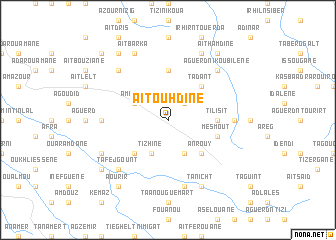 map of Aït Ouhdine