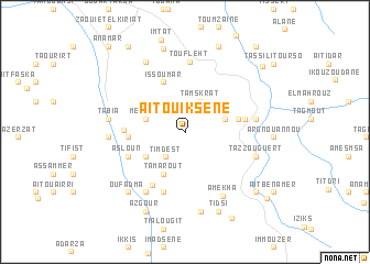 map of Aït Ouiksene