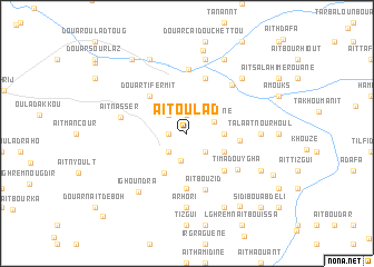 map of Aït Ouʼlad