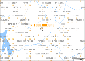 map of Aït ou Lahcene