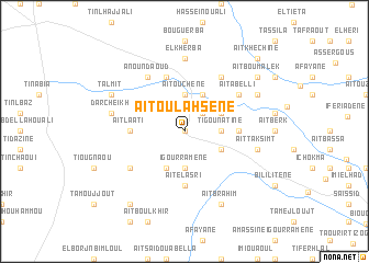 map of Aït Ou Lahsene