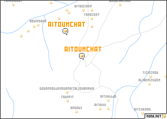 map of Aït Oumchat