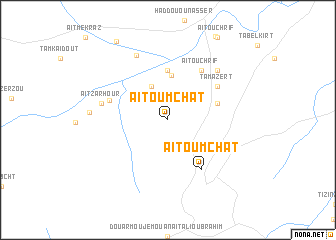 map of Aït Oumchat