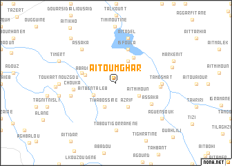 map of Aït Oumghar