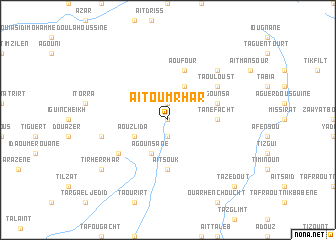 map of Aït Oumrhar