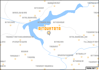 map of Aït Oum Tata