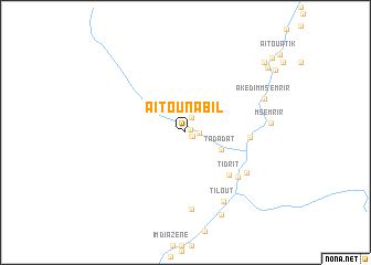 map of Aït Ounabil