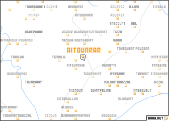 map of Aït Ounrar