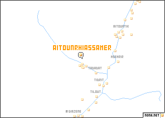 map of Aït Ounrhi Assamer